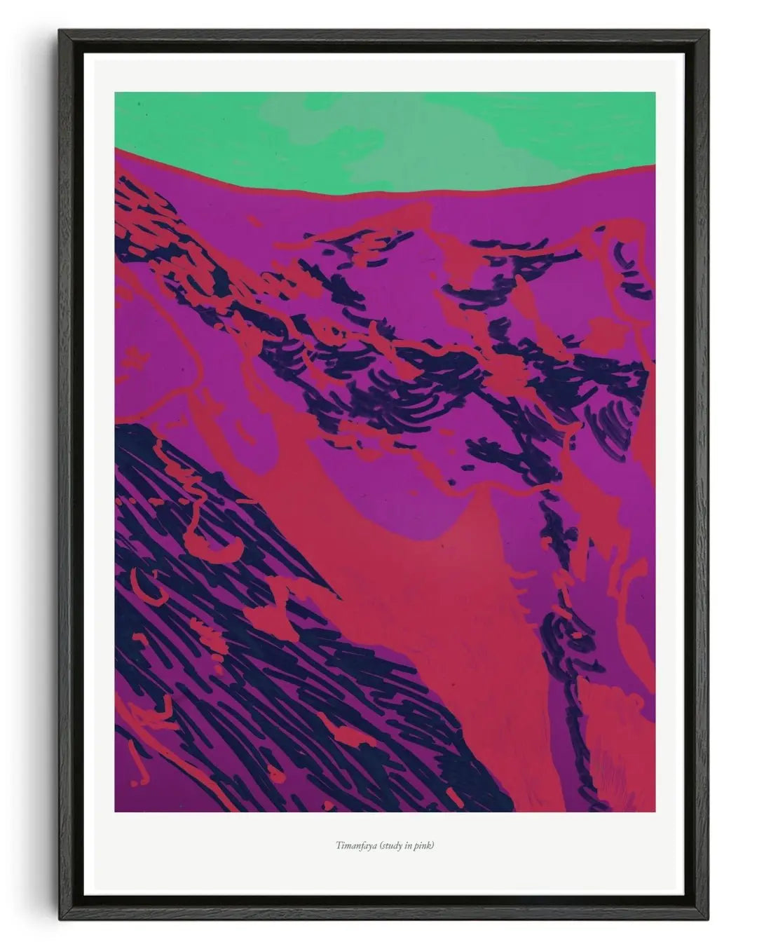 Timanfaya contemporary wall art print by Rikki Hewitt - sold by DROOL