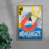 Love Is Like A Magnet contemporary wall art print by MEDG - sold by DROOL