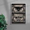 Hell Is Empty contemporary wall art print by Laserblazt - sold by DROOL