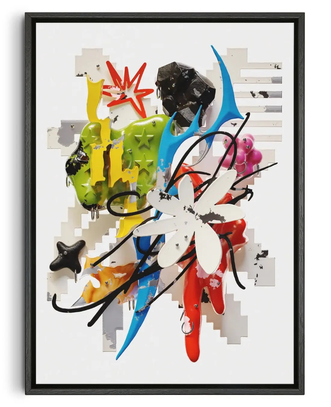 Something Bright contemporary wall art print by Kitasavi - sold by DROOL