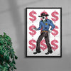 Hands Up contemporary wall art print by Caitlin Flood-Molyneux - sold by DROOL