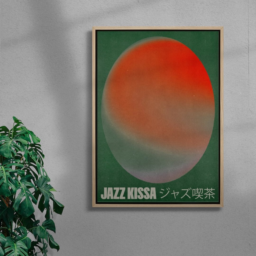 Jazz Kissa contemporary wall art print by Henry M. - sold by DROOL