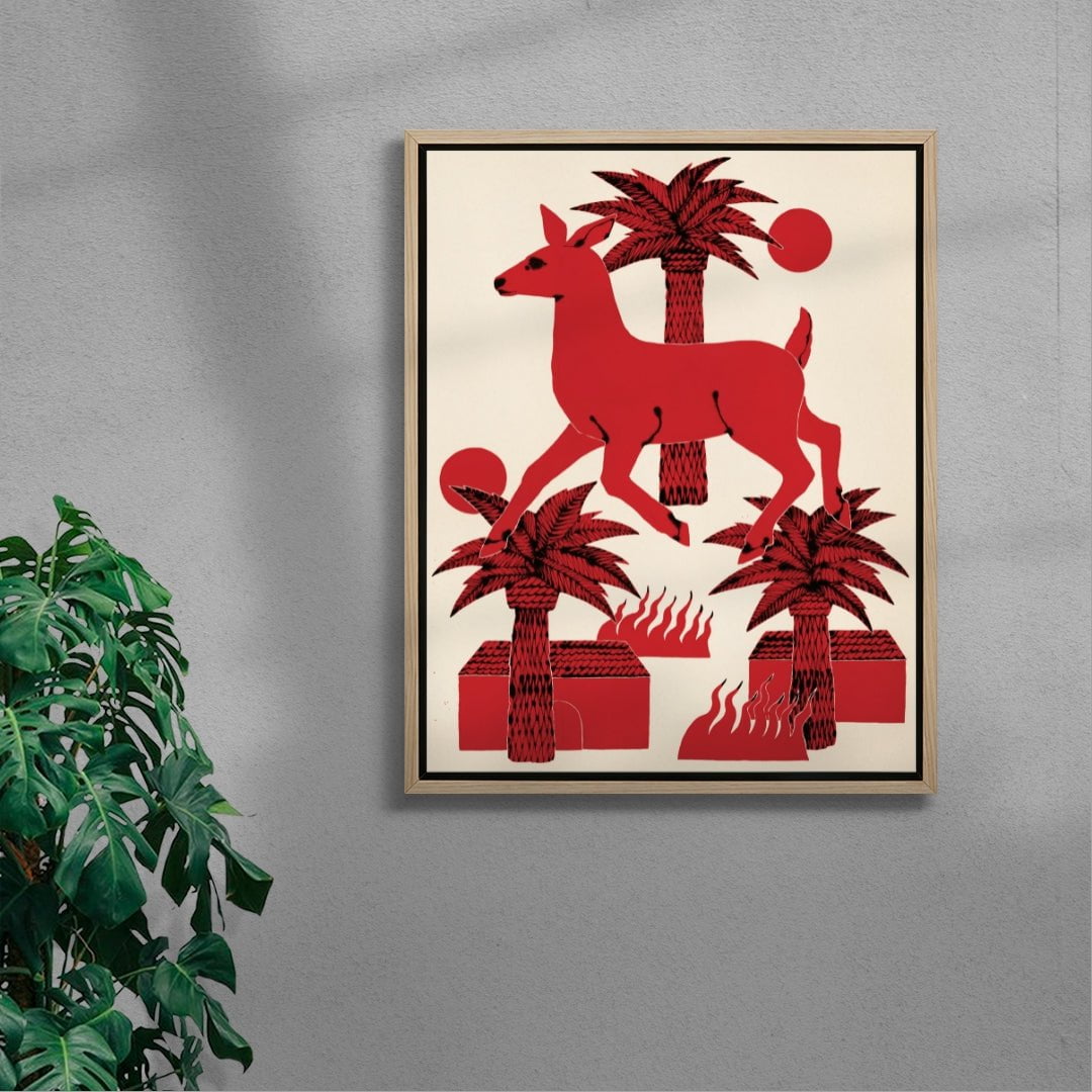 Before the Smoke contemporary wall art print by Kwonny - sold by DROOL