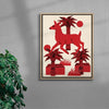 Before the Smoke contemporary wall art print by Kwonny - sold by DROOL