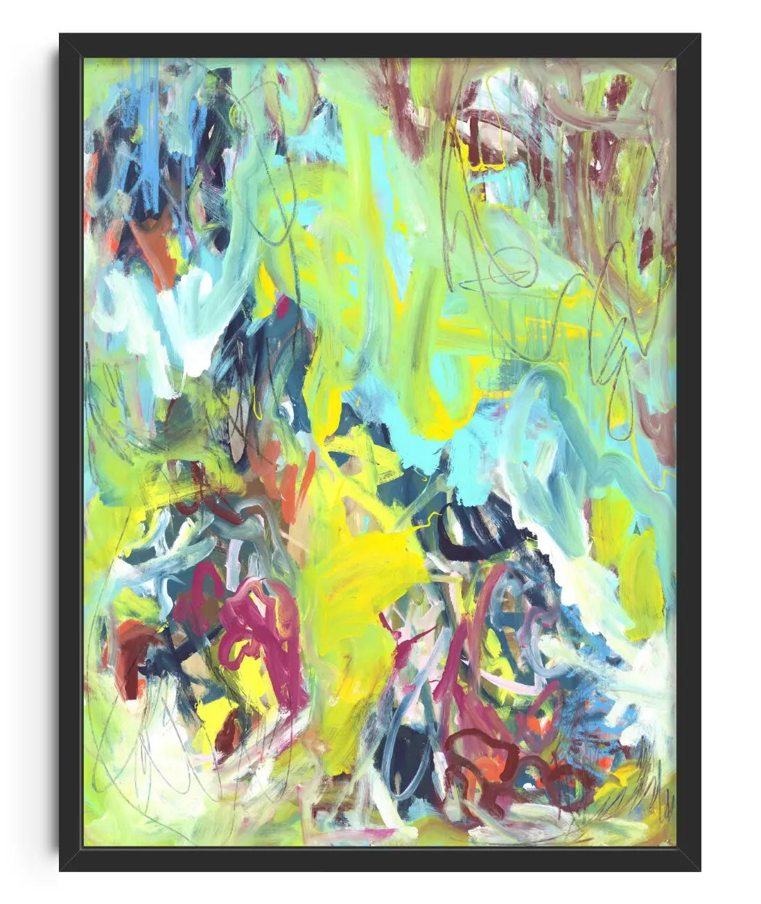 Stay with me contemporary art print by Emily Starck - sold by DROOL