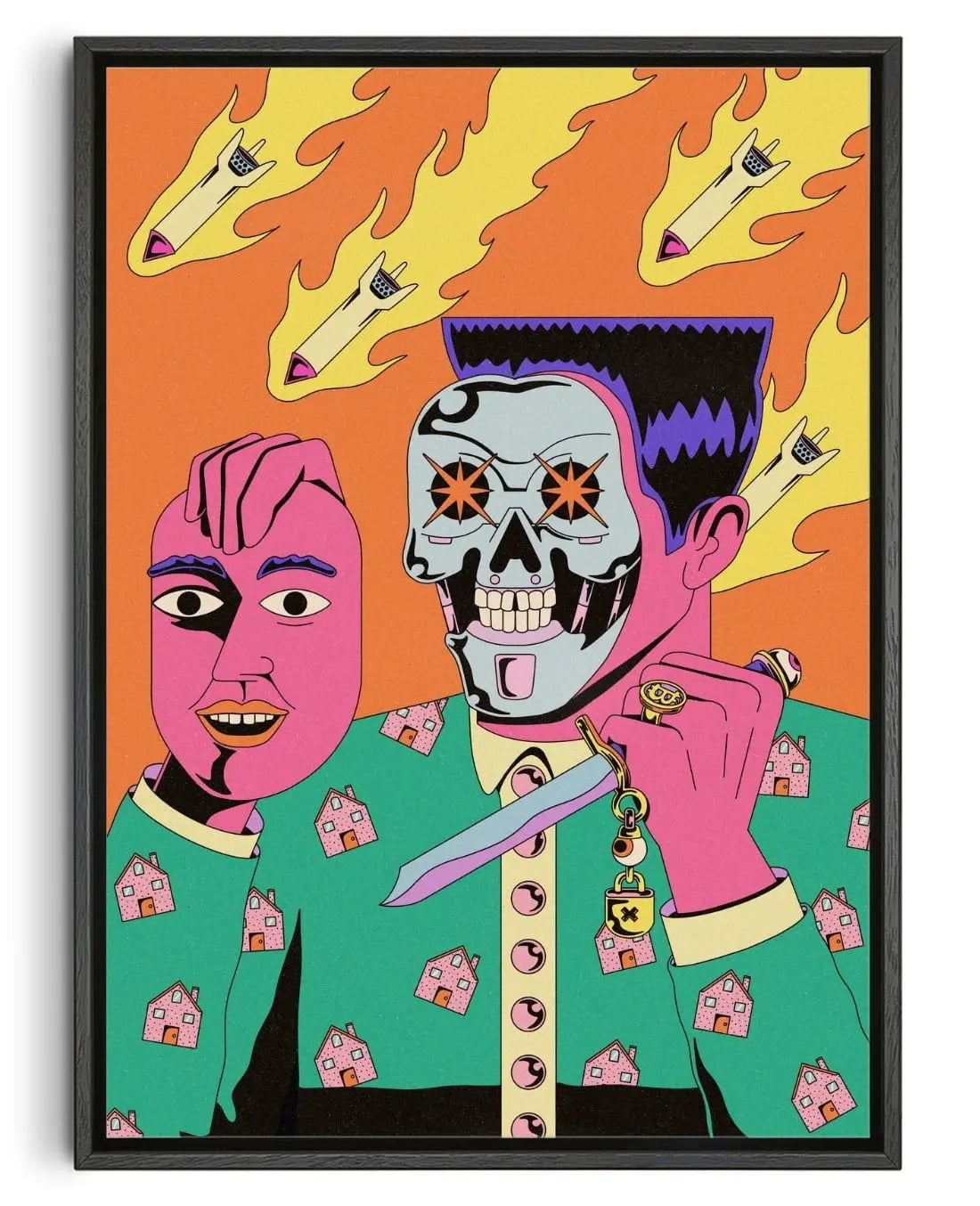 Utopia contemporary wall art print by Azaazelus - sold by DROOL