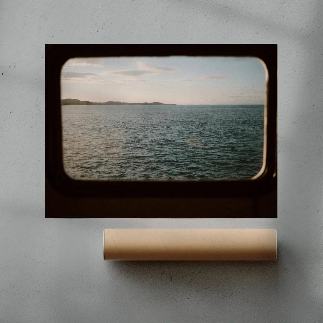 Ocean Window contemporary wall art print by Simon Hird - sold by DROOL