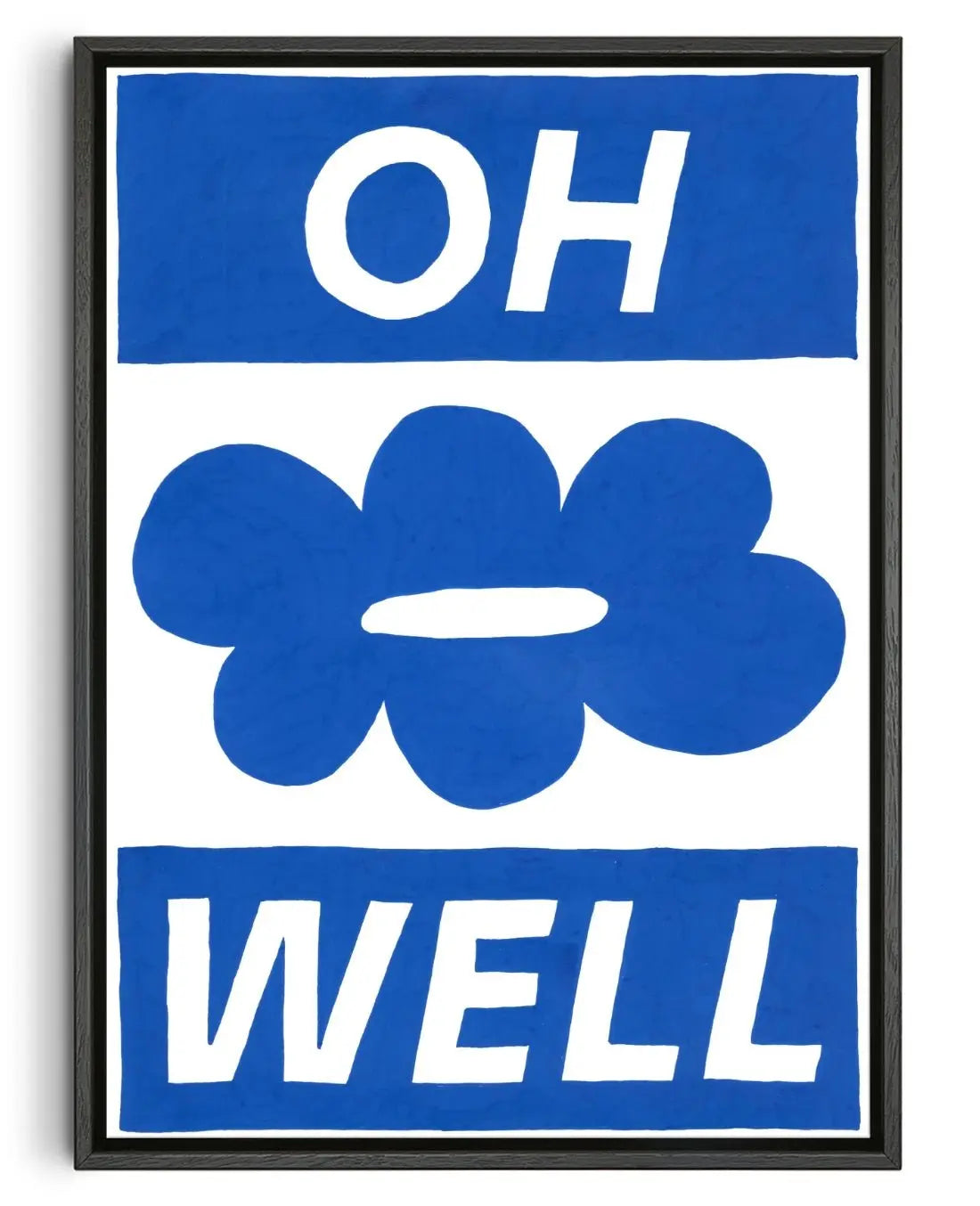 Oh Well contemporary wall art print by Sara Cristina Moser - sold by DROOL