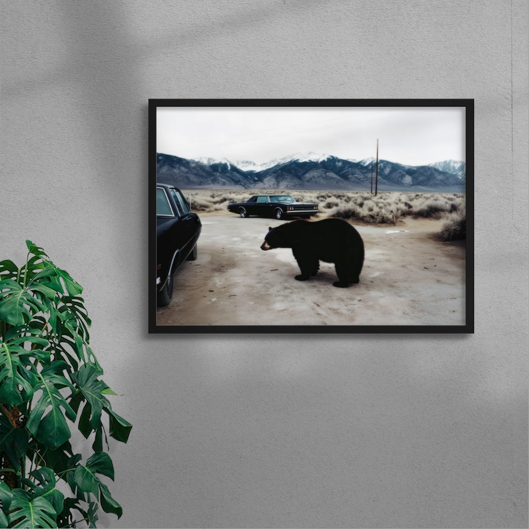Close Call contemporary wall art print by Max Viper - sold by DROOL