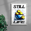 Lemon Life contemporary wall art print by 3WillyT - sold by DROOL