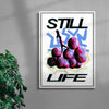Grape Life contemporary wall art print by 3WillyT - sold by DROOL