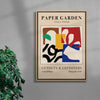 Paper Garden I-I contemporary wall art print by Stell Paper - sold by DROOL