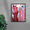 Sisters contemporary wall art print by Carla Petelski - sold by DROOL