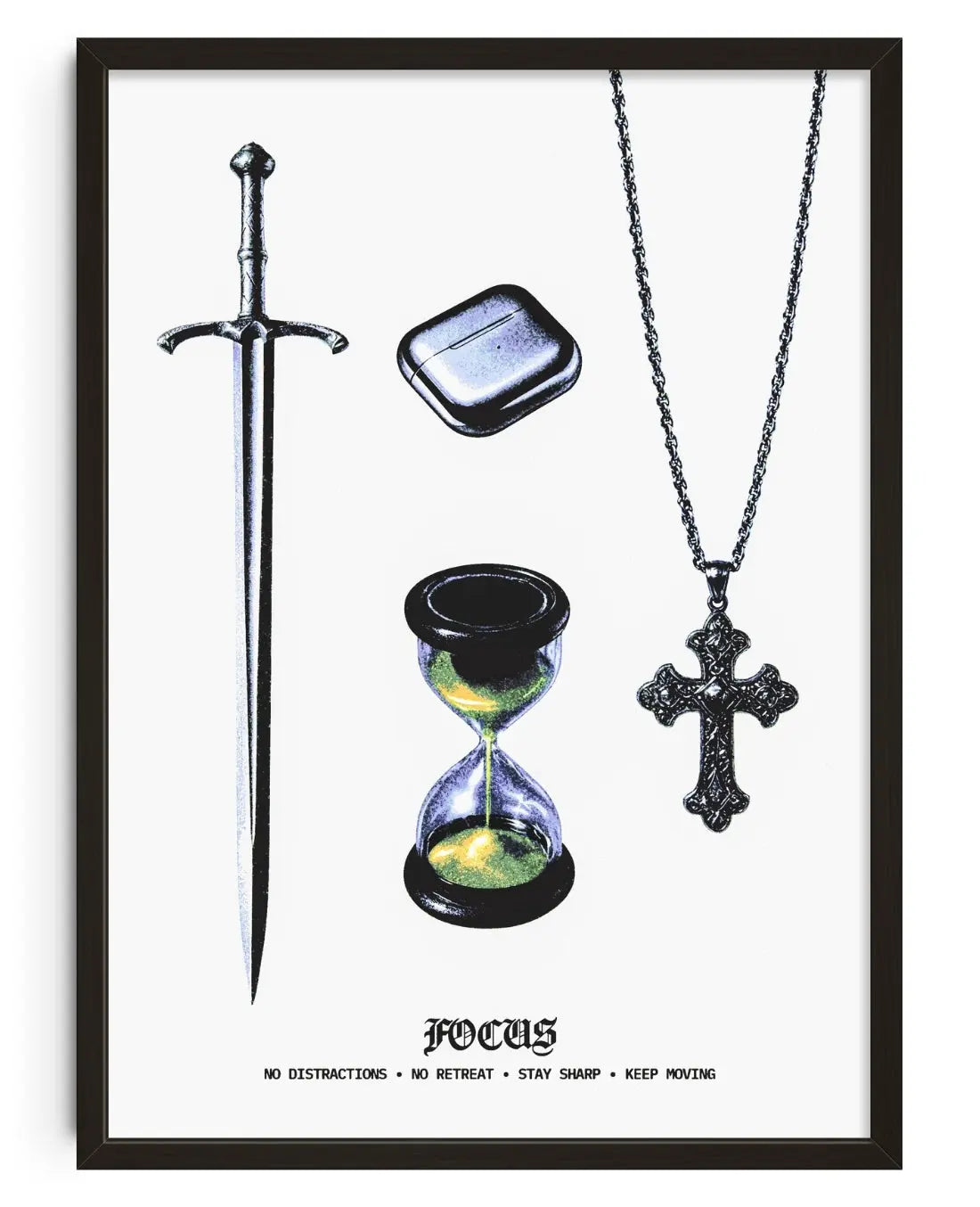 focus contemporary art print by Blank Embrace - sold by DROOL