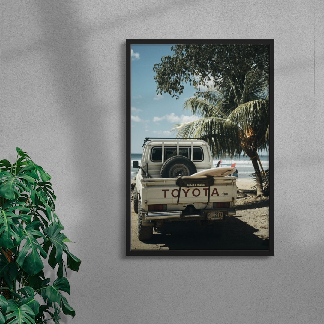 Toyota Surf contemporary wall art print by Korbinian Grad - sold by DROOL