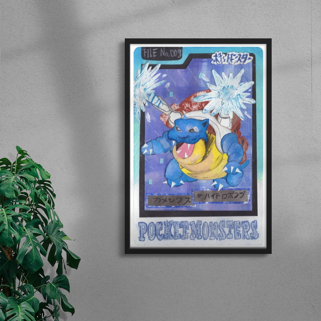 Blue (1996) contemporary wall art print by David Heo - sold by DROOL