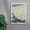 Kiso Road contemporary wall art print by George Kempster - sold by DROOL