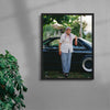 REST contemporary wall art print by Ces XC - sold by DROOL