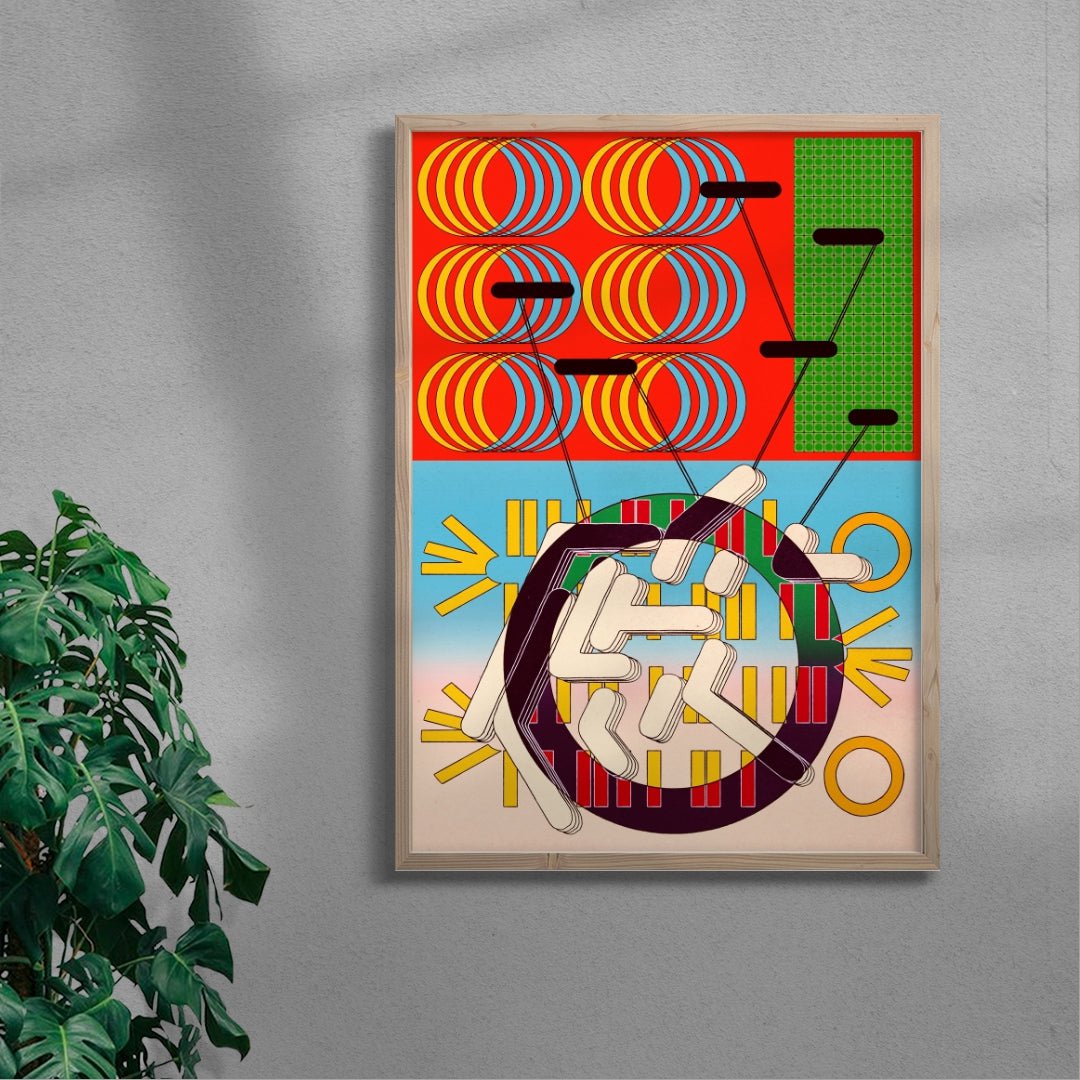 Space Track contemporary wall art print by Tristan Huschke - sold by DROOL