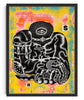 Load image into Gallery viewer, The Schemer contemporary wall art print by LINWENXIN - sold by DROOL