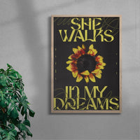 Thumbnail for She Walks In My Dreams contemporary wall art print by RIM Atelier - sold by DROOL