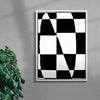 Noir contemporary wall art print by Sara Cristina Moser - sold by DROOL
