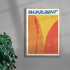sunlight contemporary wall art print by Imo Sinclair - sold by DROOL