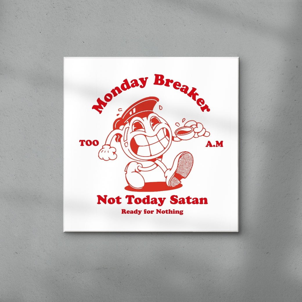 Monday Breaker contemporary wall art print by Marcello Pisano - sold by DROOL