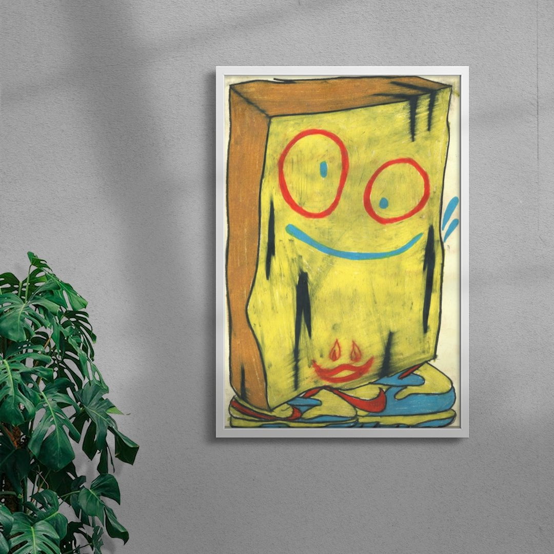 Plank contemporary wall art print by Austin Ansbro - sold by DROOL