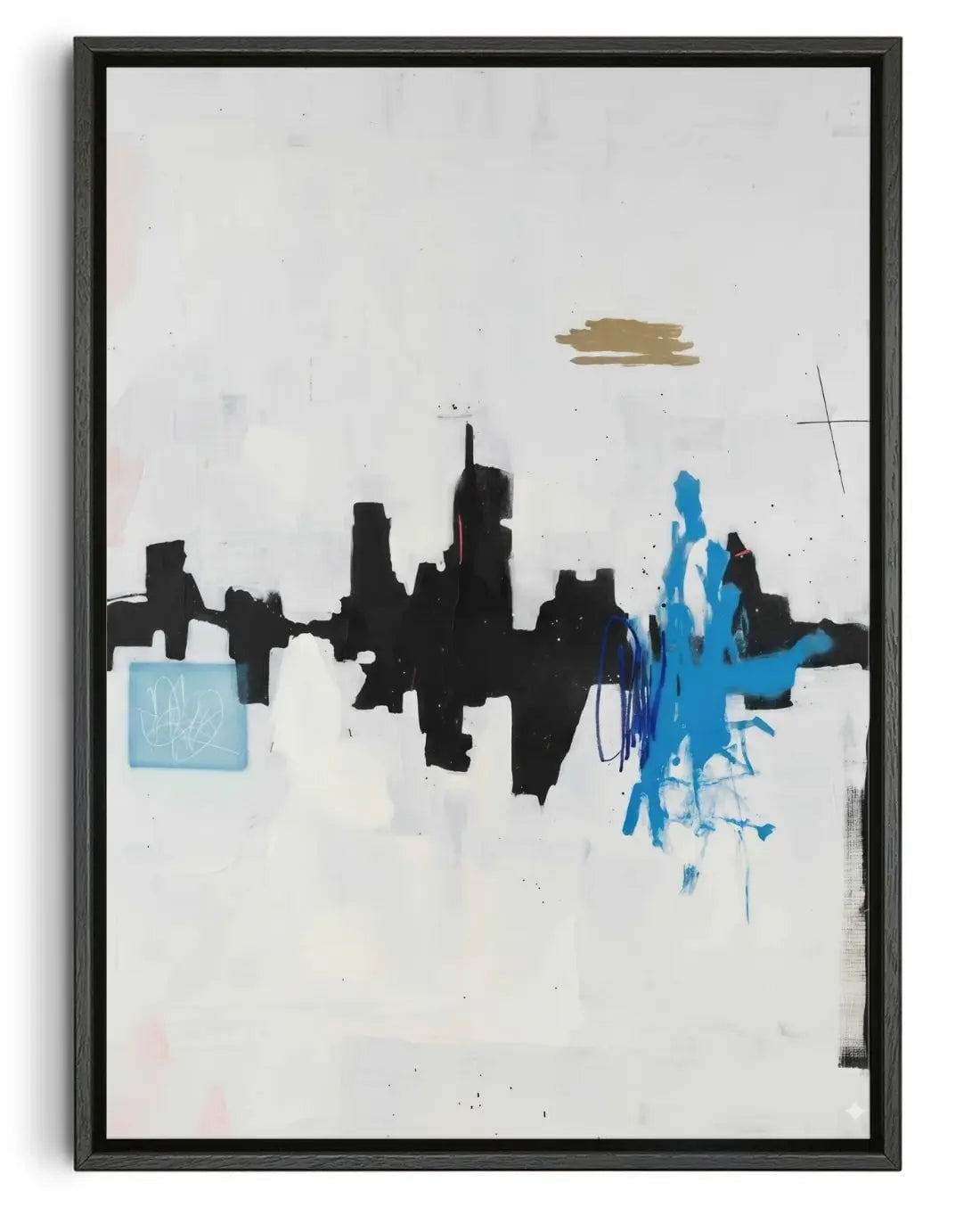Skyline contemporary wall art print by Dom Russo - sold by DROOL