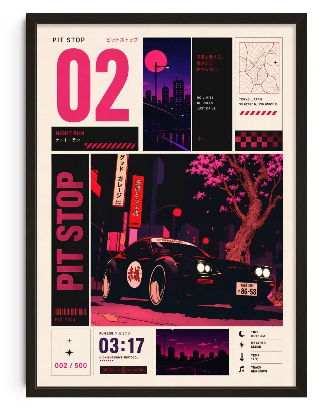 PIT STOP no. 02 contemporary art print by MelancholyMachinations - sold by DROOL