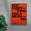 MEANING contemporary wall art print by Brad Mead - sold by DROOL