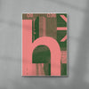 h contemporary wall art print by Brad Mead - sold by DROOL