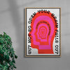 Open mind contemporary wall art print by John Schulisch - sold by DROOL