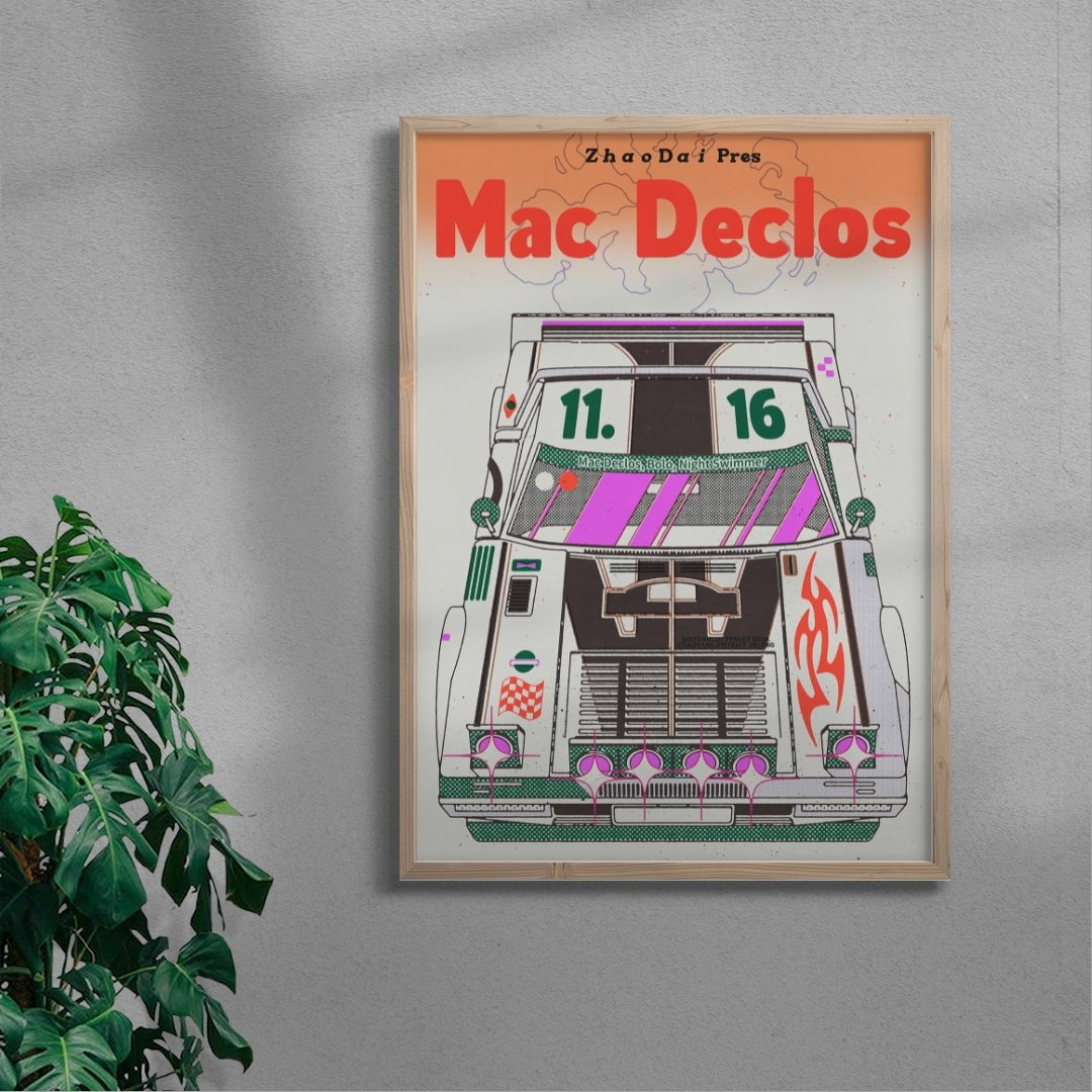 Zhao Dai pres. Mac Declos contemporary wall art print by MENSLIES - sold by DROOL