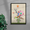 Changing Seasons III contemporary canvas art print by Brindha Kumar - sold by DROOL