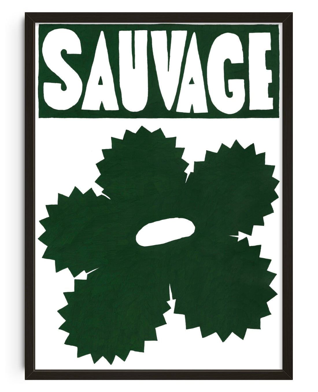 Sauvage contemporary wall art print by Sara Cristina Moser - sold by DROOL