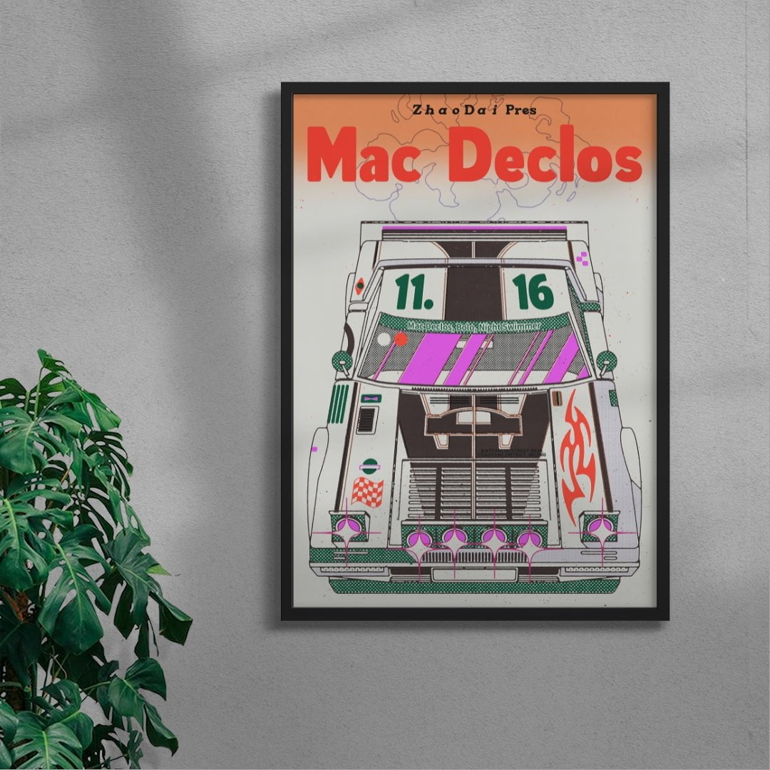 Zhao Dai pres. Mac Declos contemporary wall art print by MENSLIES - sold by DROOL