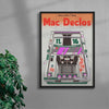 Zhao Dai pres. Mac Declos contemporary wall art print by MENSLIES - sold by DROOL