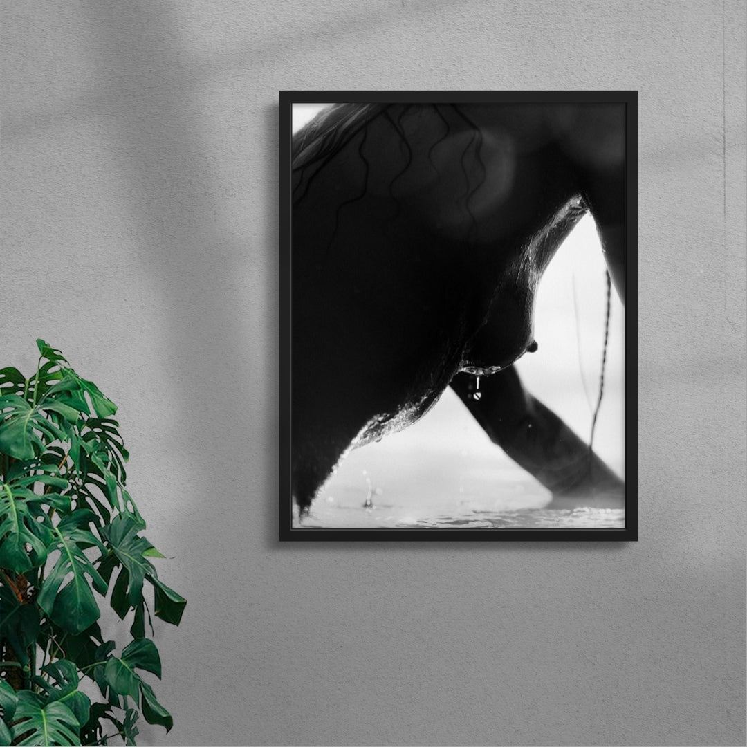 The Wet Line contemporary wall art print by Gregory Tauziac - sold by DROOL