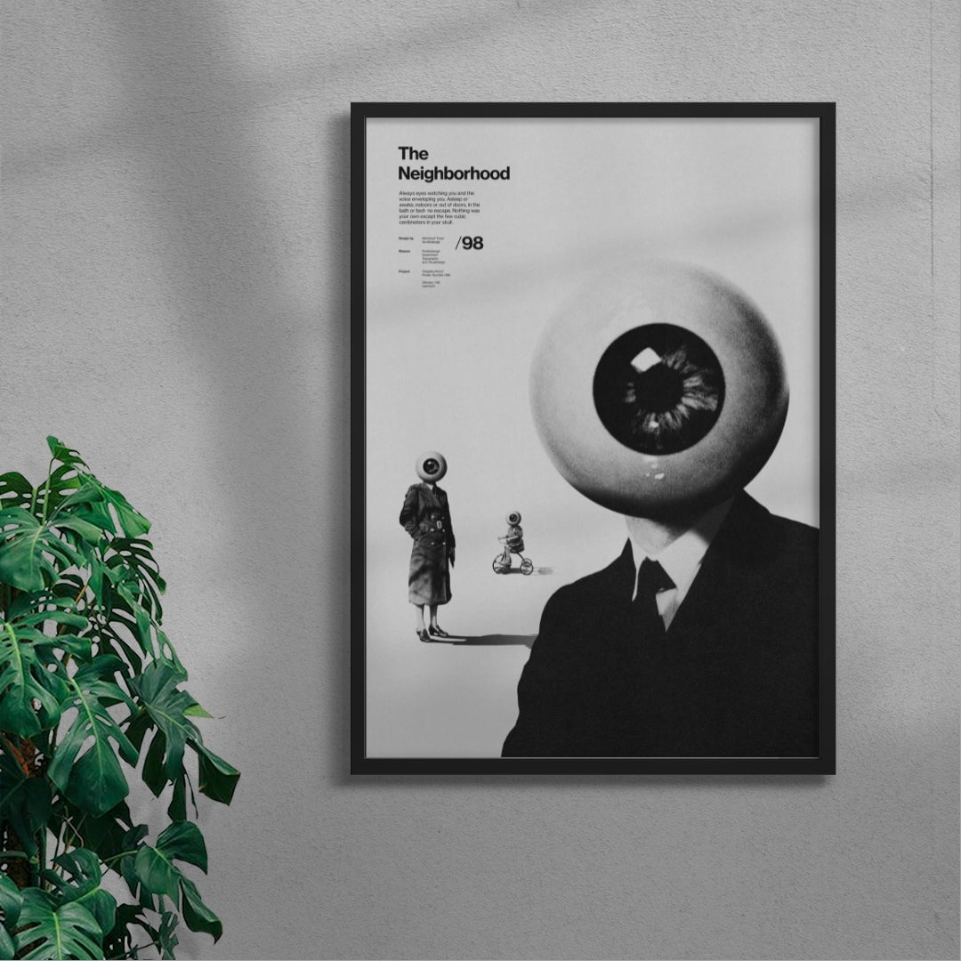 The Neighborhood contemporary wall art print by Meindl Taxer - sold by DROOL