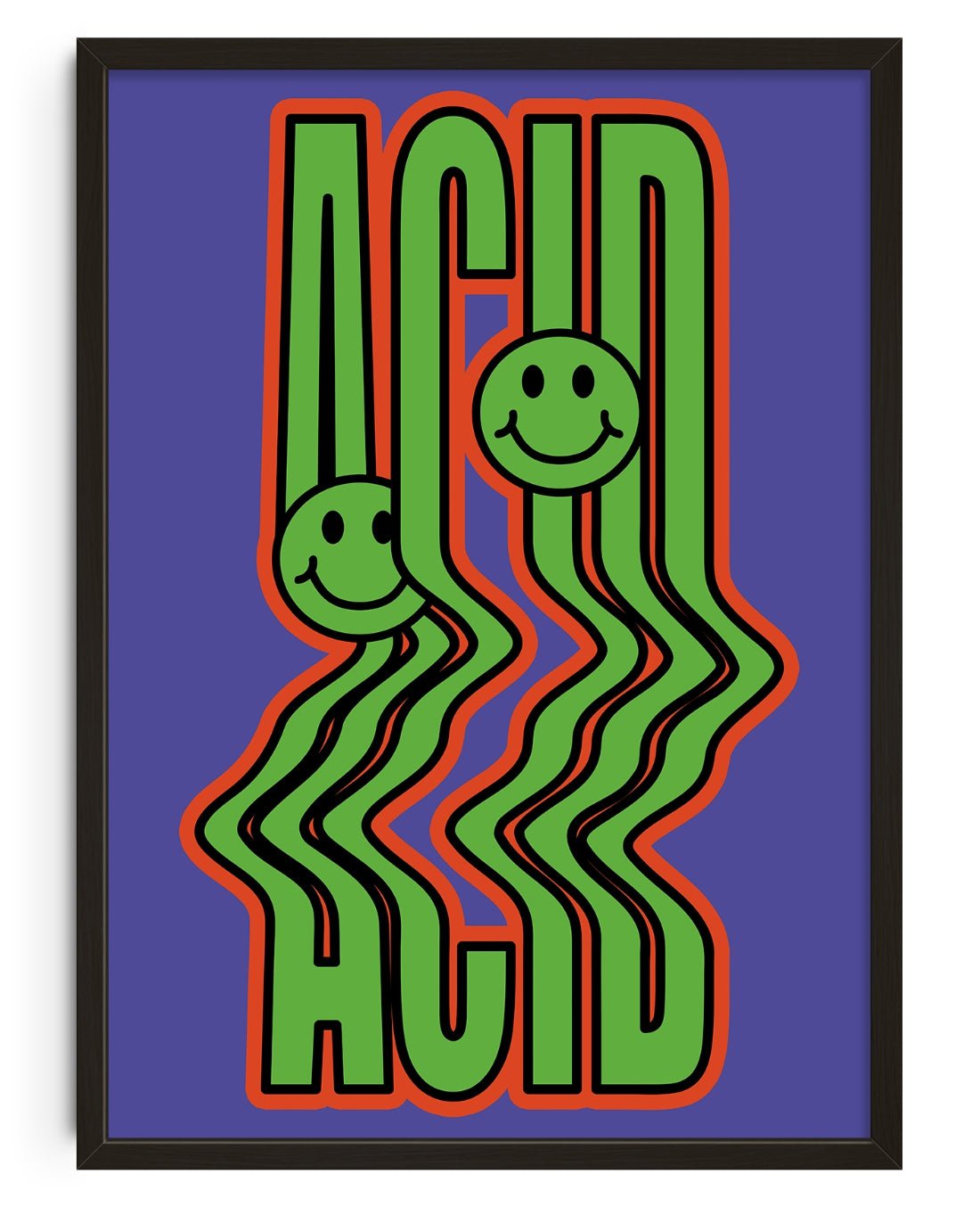 ACID contemporary wall art print by Ignorance1 - sold by DROOL