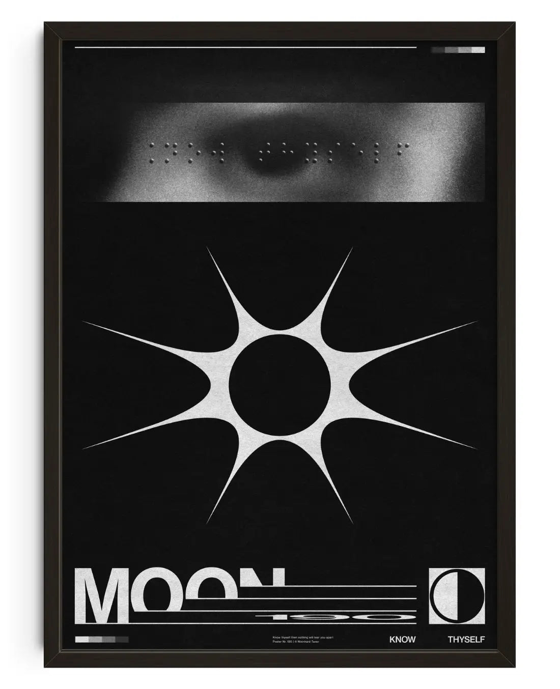 Moon contemporary art print by Meindl Taxer - sold by DROOL