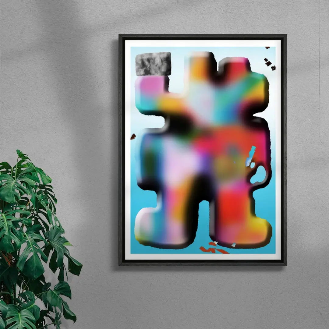 The Stone Finder contemporary wall art print by Jorge Santos - sold by DROOL