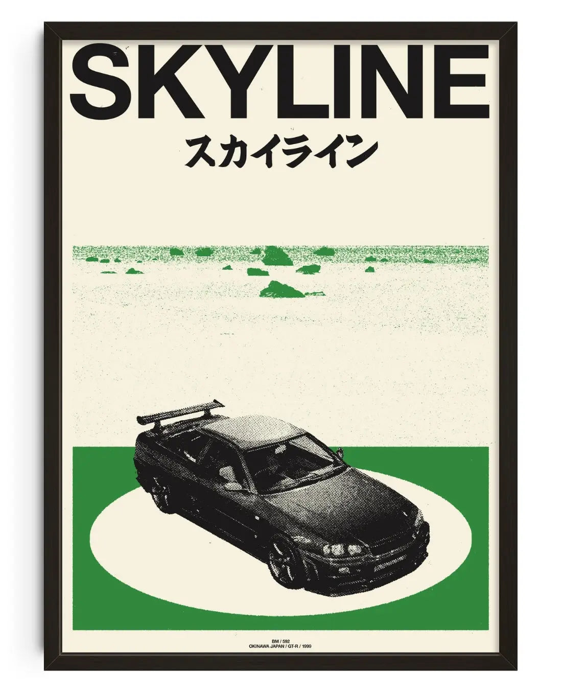 OKINAWA GT-R contemporary art print by Brad Mead - sold by DROOL