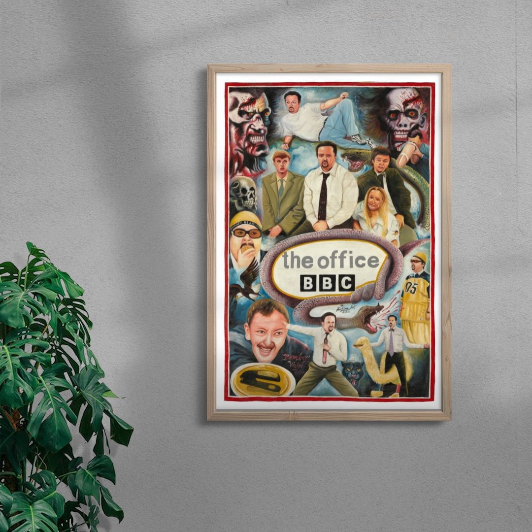 The Office contemporary wall art print by Deadly Prey - sold by DROOL