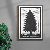 The Silence Of The Forest contemporary wall art print by Todd Pham - sold by DROOL
