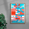 Yangtze River. Future contemporary wall art print by Mikhail Lychkovskiy - sold by DROOL