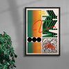 Clean contemporary wall art print by Tristan Huschke - sold by DROOL