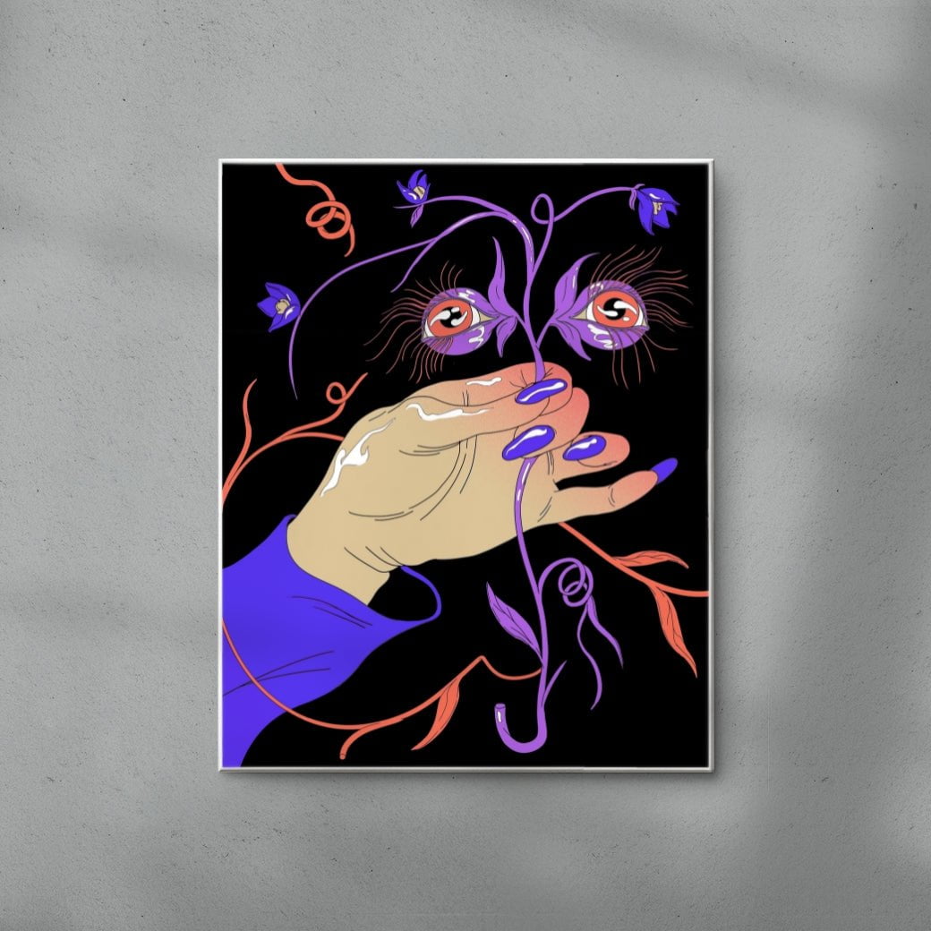 Saint Lucy contemporary wall art print by Raman Djafari - sold by DROOL